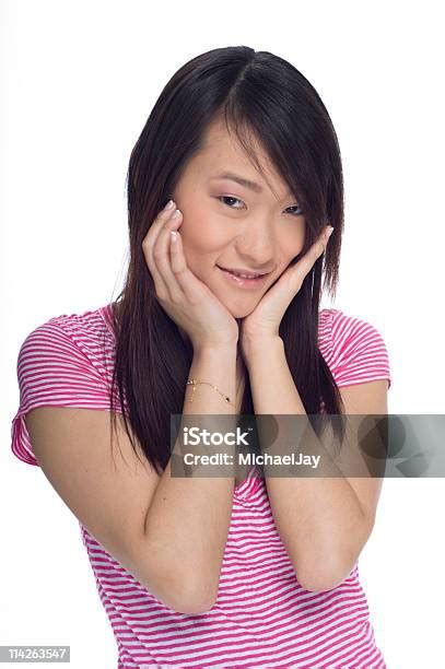 Shy Asian Girl Stock Photos, Images & Pictures